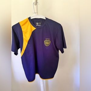 Soccer Jersey Shirt Futeball Argentina Oficial Boca Junior Size Small